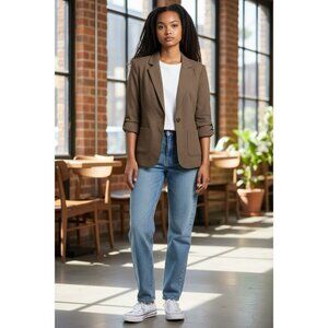 AMANDA + CHELSEA Women's Bark Jacket MEDIUM